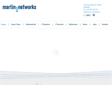 Tablet Screenshot of martin-networks.de